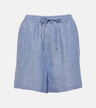 Perth linen Bermuda shorts