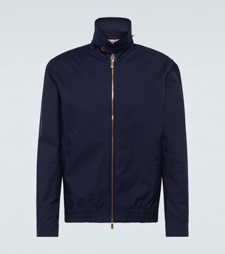 Cotton-blend gabardine jacket