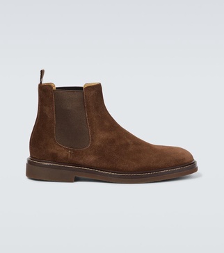 Suede Chelsea boots