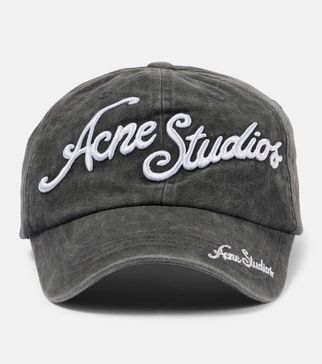 Logo embroidered cotton baseball cap