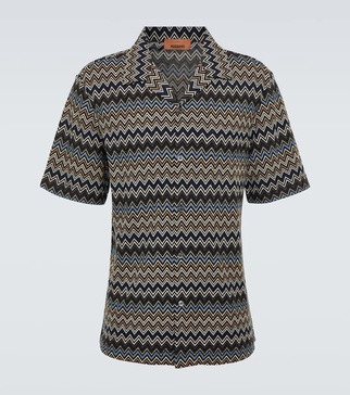 zigzag bowling shirt