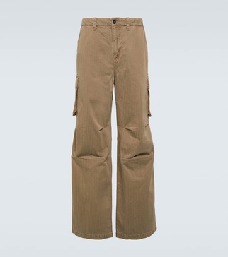 Mount herringbone cotton cargo pants