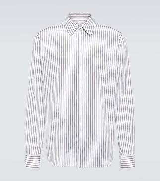 Striped cotton shirt