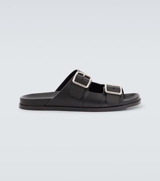 Men's sandal with buckles