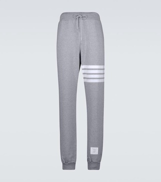 4-Bar cotton sweatpants