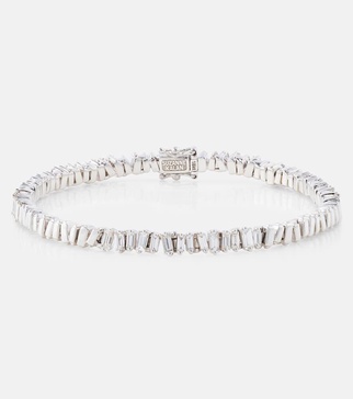 18kt white gold bracelet with diamonds