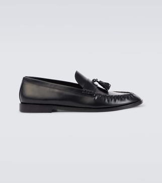 Polished leather loafers