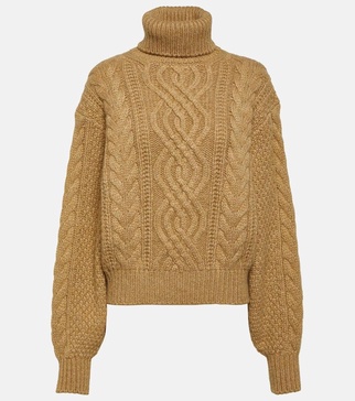 Erdenet cashmere and mohair turtleneck sweater