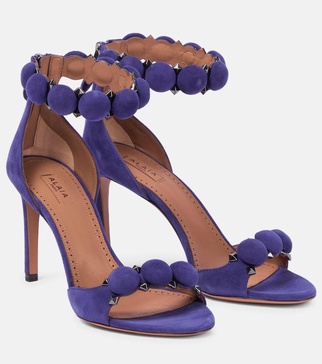 La Bombe 90 suede sandals