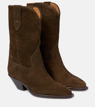 Dahope suede cowboy boots