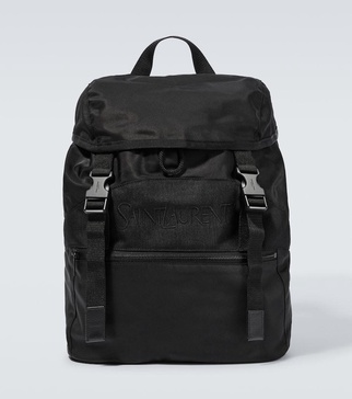 Nylon logo backpack 