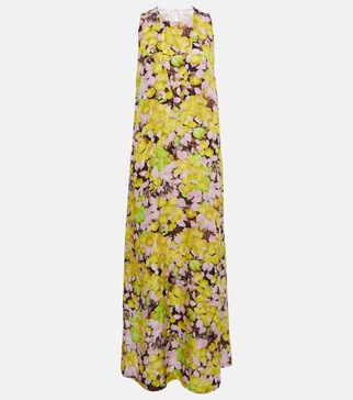 Printed maxi dress