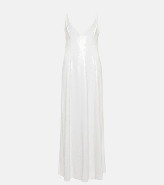 Carina sequined slip dress