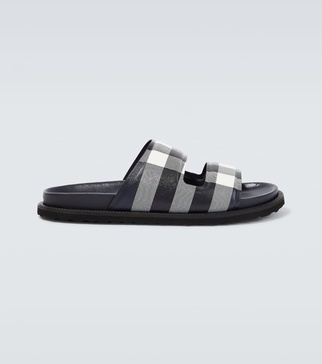 Checked canvas slides