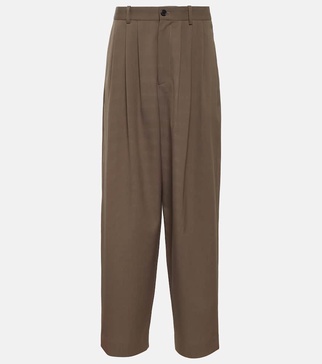 Rufos twill wide-leg pants