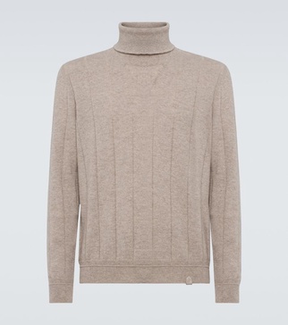 Cashmere turtleneck sweater