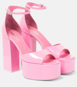 Tatiana patent leather platform sandals