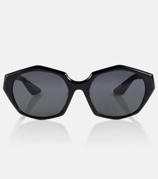 x Oliver Peoples hexagonal sunglasses