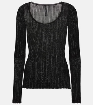 Tiago ribbed-knit top