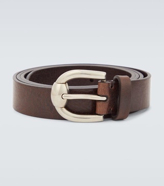 Leather belt