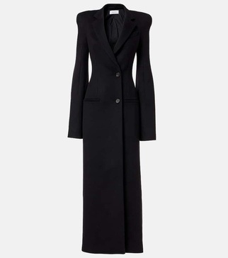 Wool and cashmere coat