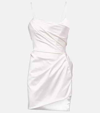 Bridal Venus satin minidress