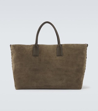 Cabat Large suede tote bag