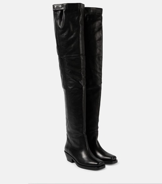 Amati leather knee-high boots