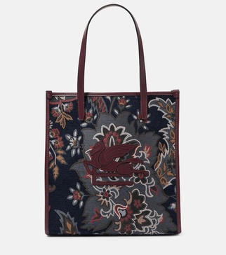 Love Trotter Medium embroidered tote bag