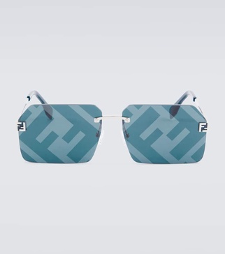 Fendi Sky rectangular sunglasses