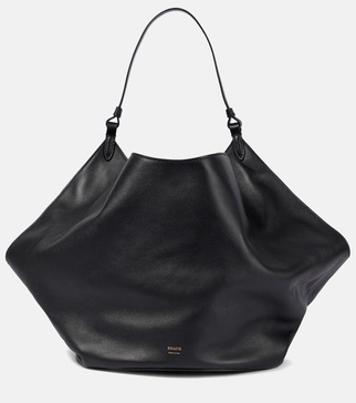 Lotus Medium Leather Tote Bag