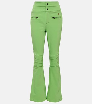 Aurora high-rise flared ski pants