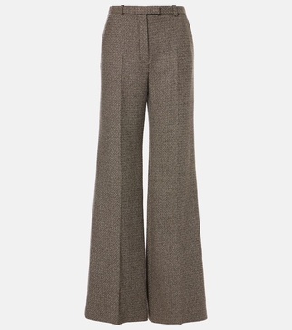 Emmit virgin wool wide-leg pants