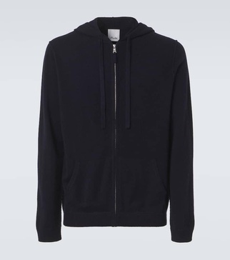 Wool and cashmere hoodie