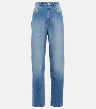 Corsy high-rise tapered jeans