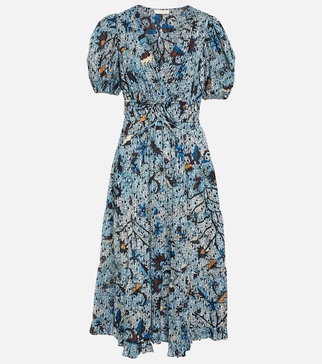 Thelma printed midi dress