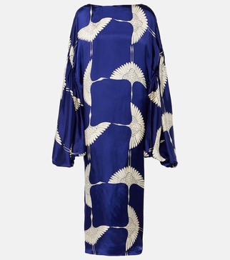 Zelma printed maxi dress