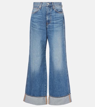 Taylor high-rise wide-leg jeans