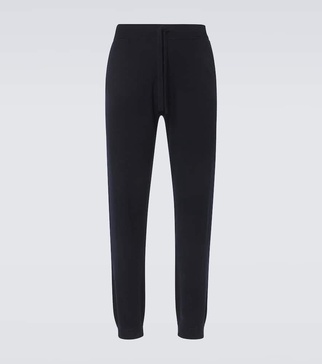 Wool and cashmere sweatpants