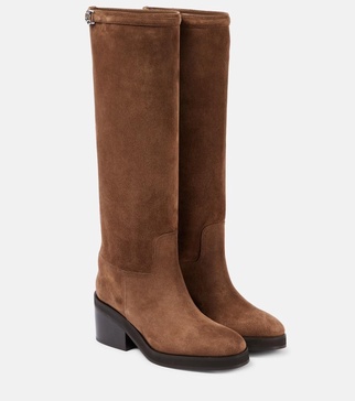 Yasmin suede knee-high boots