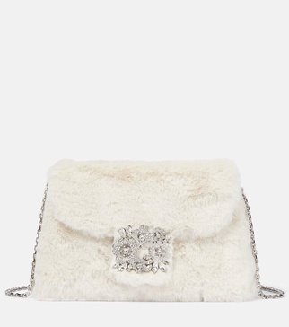 RV Bouquet faux fur shoulder bag