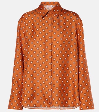 Leisure Urna printed silk shirt