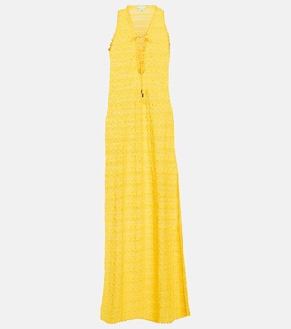 Maddie V-neck maxi dress