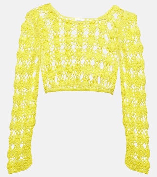 Bella crochet cotton crop top