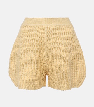 Silk-blend shorts