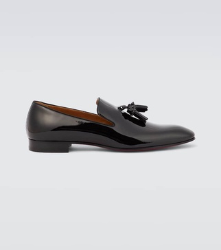 Dandelion Tassel patent leather loafers