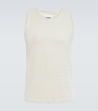 Cotton-blend tank top