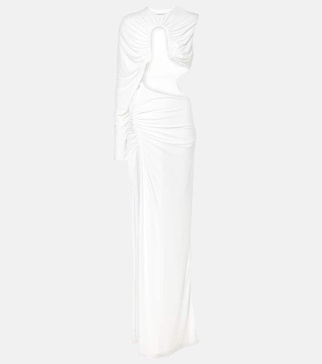 Chicane cutout maxi dress