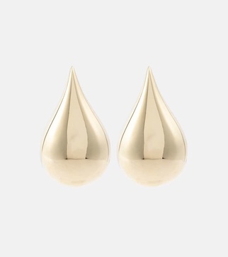 Water Droplet 14kt gold earrings