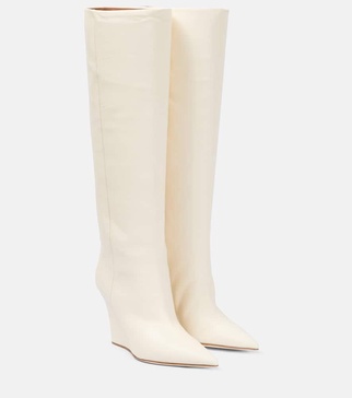 Wanda leather knee-high boots